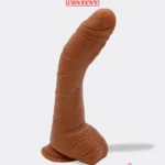 10-inch vibrating dildo with a powerful suction cup for hands-free pleasure.