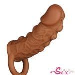 Reusable Silicone Male Chastity Penis Sleeve-adultsextoy.in