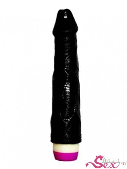 Natural Black Silicone Dildo-adultsextoy.in