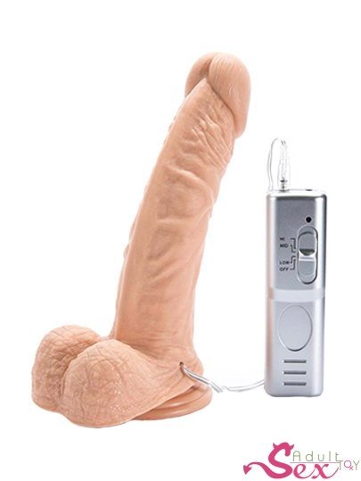 Realistic Dildo Vibrator with Suction Cup 7 Inch-adultsextoy.in