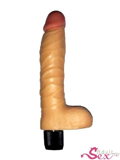 Realistic Penis with Vibrations And Real Feel Balls-adultsextoy.in