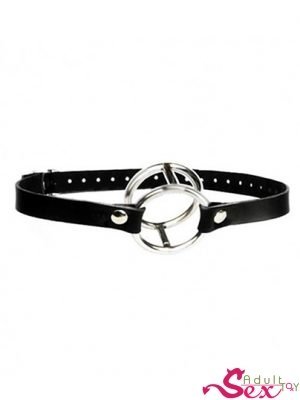 Double Metal Ring Gag for Him & Her-adultsextoy.in
