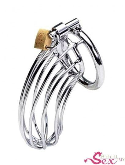 Steel Metal Male Chastity Device Locked Cage-adultsextoy.in