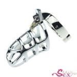 Penis Chastity Cage Lock Device Stainless Steel-adultsextoy.in