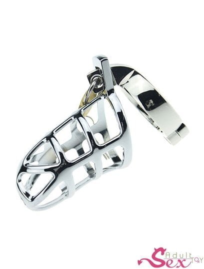 Penis Chastity Cage Lock Device Stainless Steel-adultsextoy.in