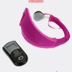 Discreet and comfortable C-string panties with a built-in vibrator for pleasure on the go.