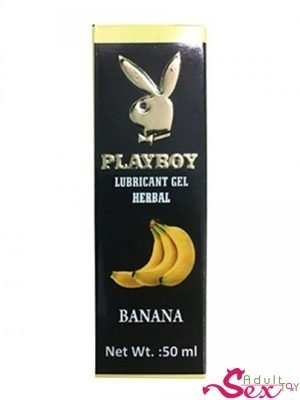 Playboy Lubricant Water Based Gel – Banana Flavoured - adultsextoy.in