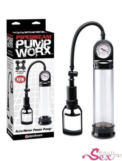 Worx Accu-Meter Power Penis Enlargement Pump-adultsextoy.in