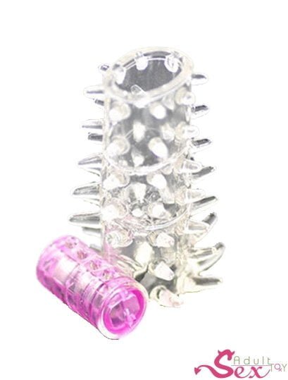 Ultra Soft Penis Extensions Sleeve Vibrating - adultsextoy.in