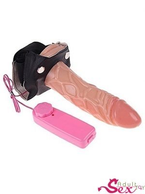 LeLuv Male Hollow Vibrating Strap On-adultsextoy.in
