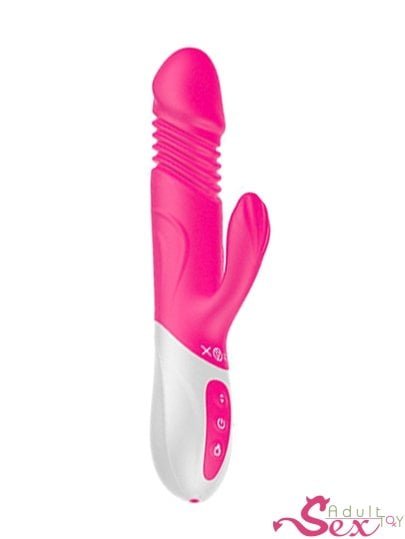 Heating and Thrusting Rabbit Vibrator for Clit and G-Spot - adultsextoy.in