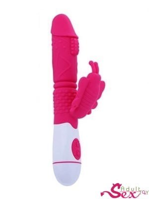 Butterfly Clit Stimulation Rabbit Vibrator-adultsextoy.in