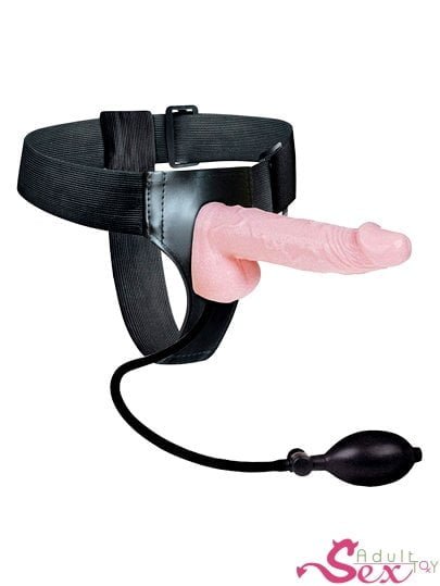 Realistic Strap-On Penis Harness Inflatable Dildo- adultsextoy.in