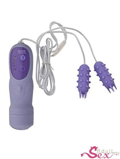 5 Functions Dual Mini Nubby Bullet Vibrating Massager- adultsextoy.in