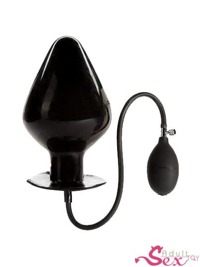 Inflatable Anal Butt Plug Black-adultsextoy.in