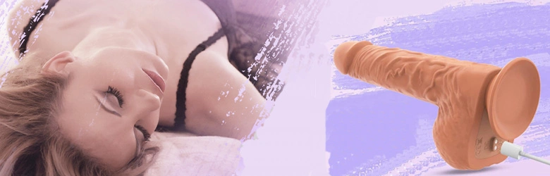 Phanxy 8 Inch Telescopic Dildo with vibration, rotation, and heating.