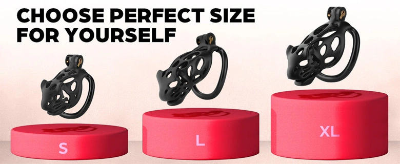 Secure and ergonomic male chastity device with a durable locking mechanism.