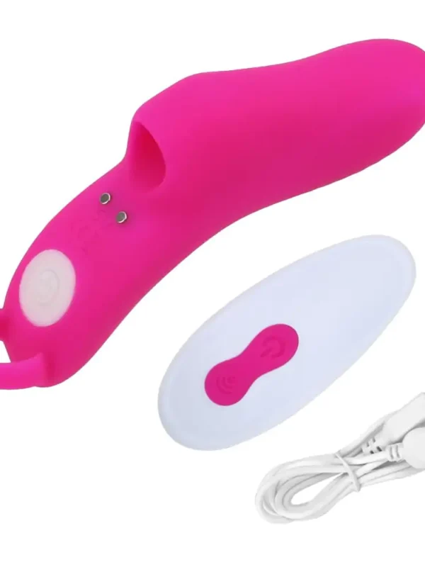 Colorful Finger-Vibrator with flexible design for better control and pleasure.