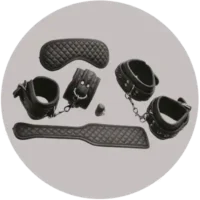 BDSM toys and bondage accessories set for couples