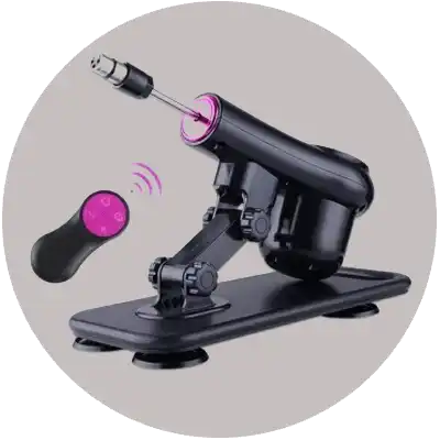 Automatic sex machine with adjustable speed and hands-free design