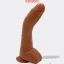 10-inch vibrating dildo with a powerful suction cup for hands-free pleasure.