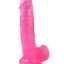 Realistic 8 Inch Pink Jelly Dildo-adultsextoy.in